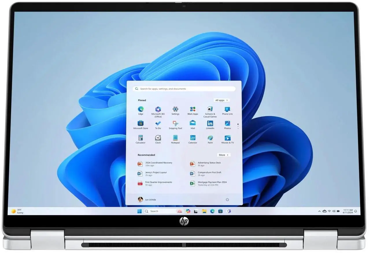 HP OmniBook 5 Flip 2-in-1 Laptop, 14" FHD+ Touch Display, Intel Core 5 120U Upto 5GHz (B5UJ3UA#ABA) - Image 2