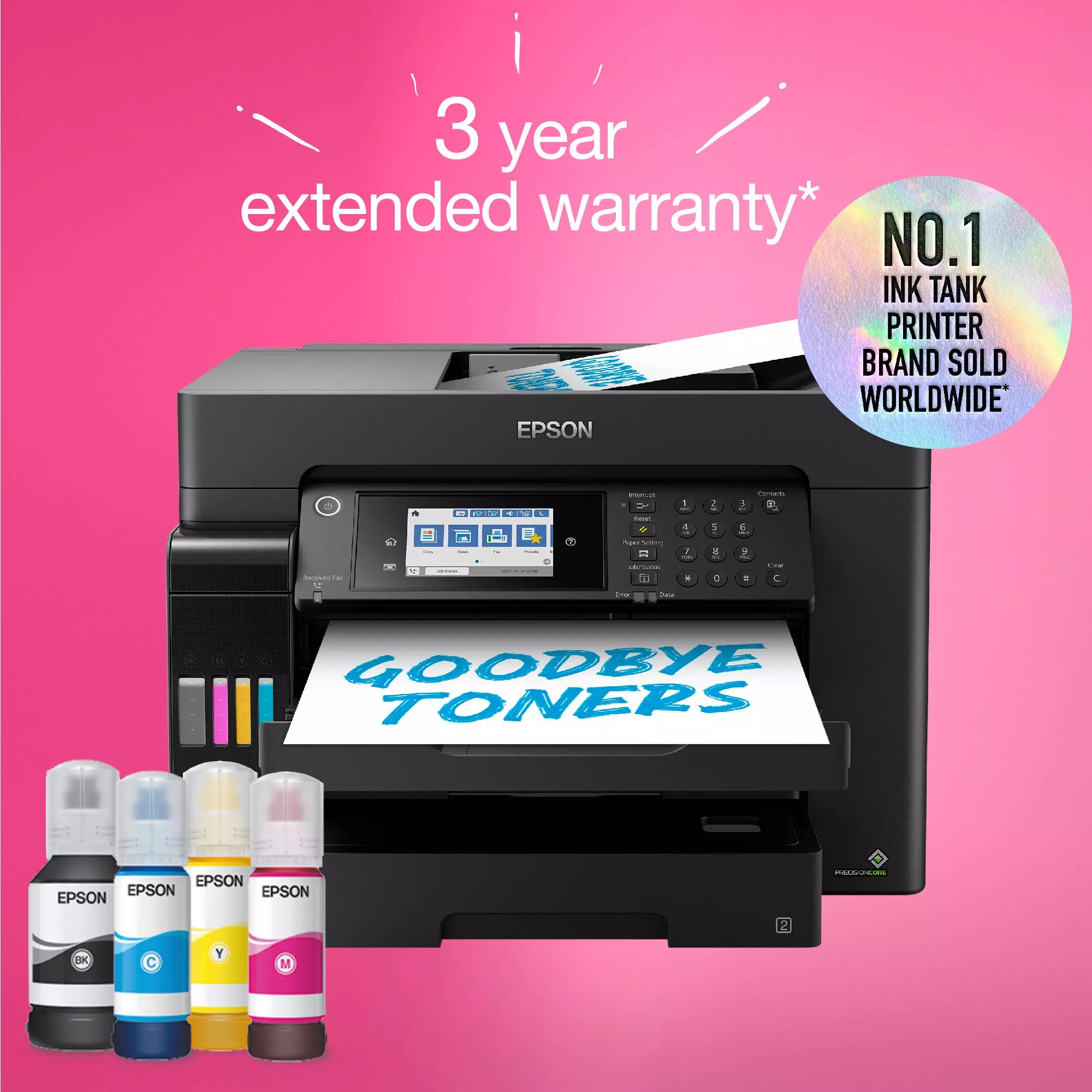 Epson EcoTank L15160 A3 Wi-Fi Duplex All-in-One Ink Tank Printer - Image 2