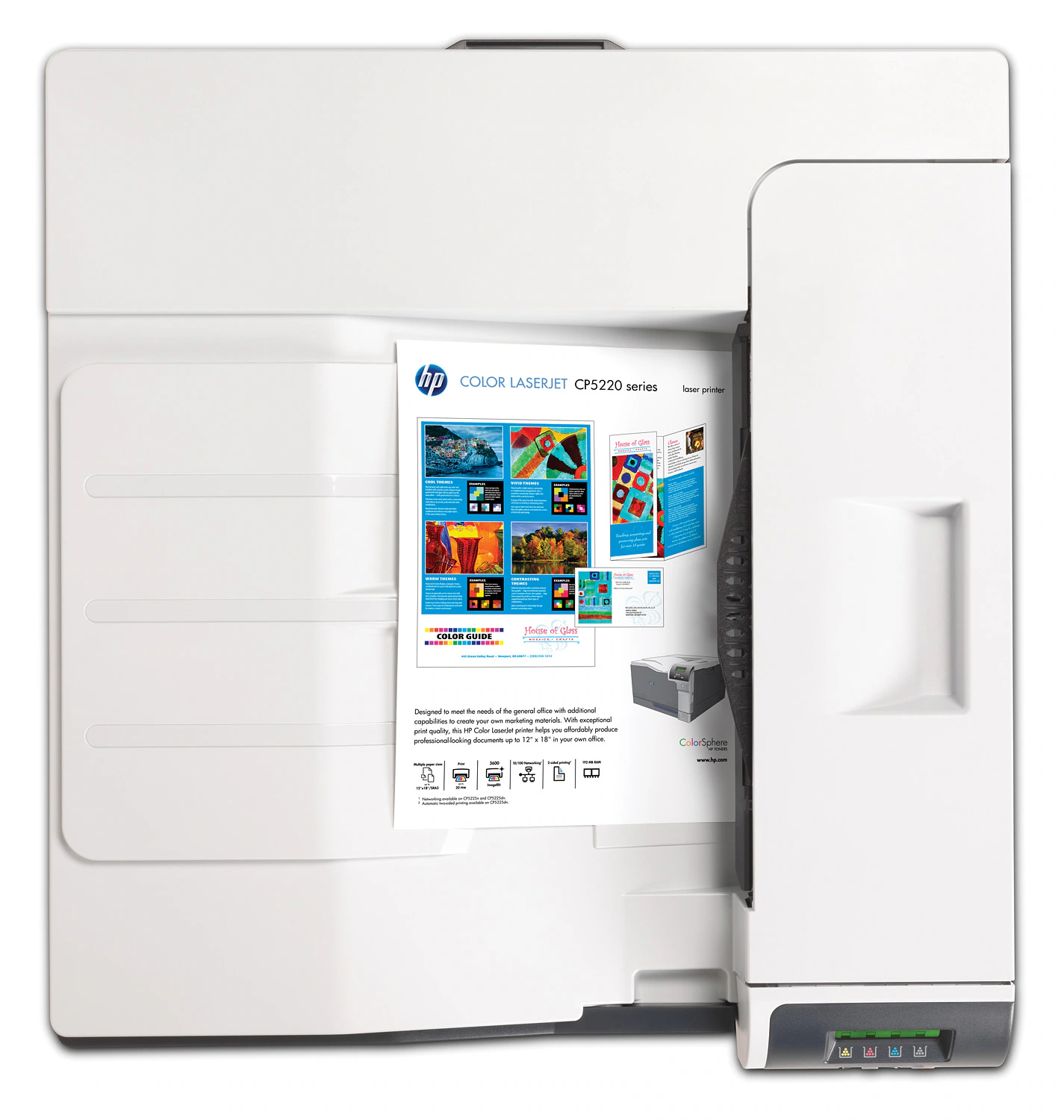 HP Color LaserJet Professional CP5225dn Printer - Image 2